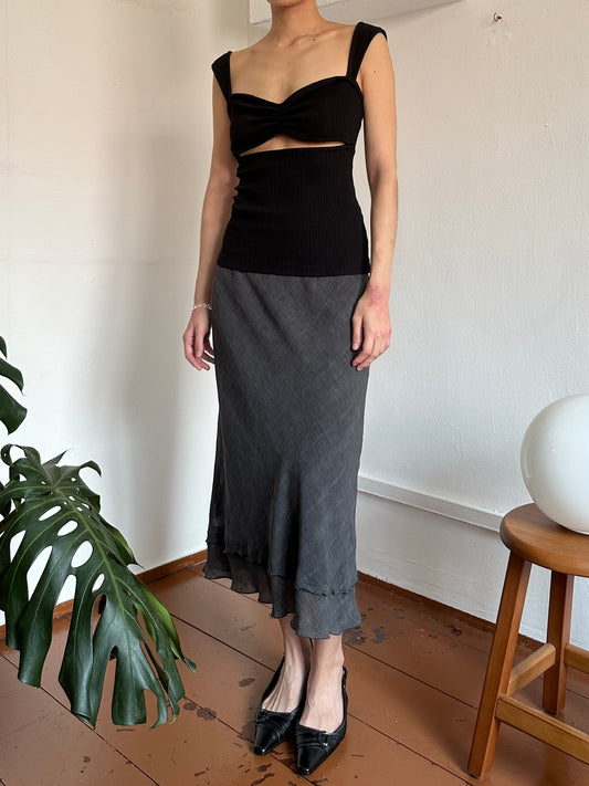 90s bias cut midi