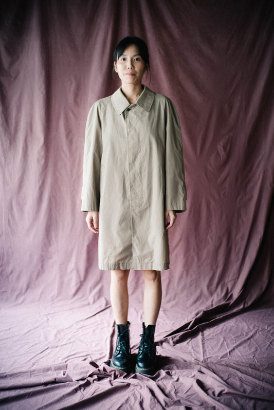 1990s Greige Trench