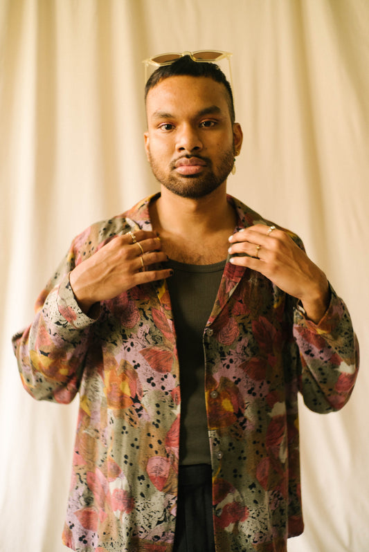 1980s Floral Jacket