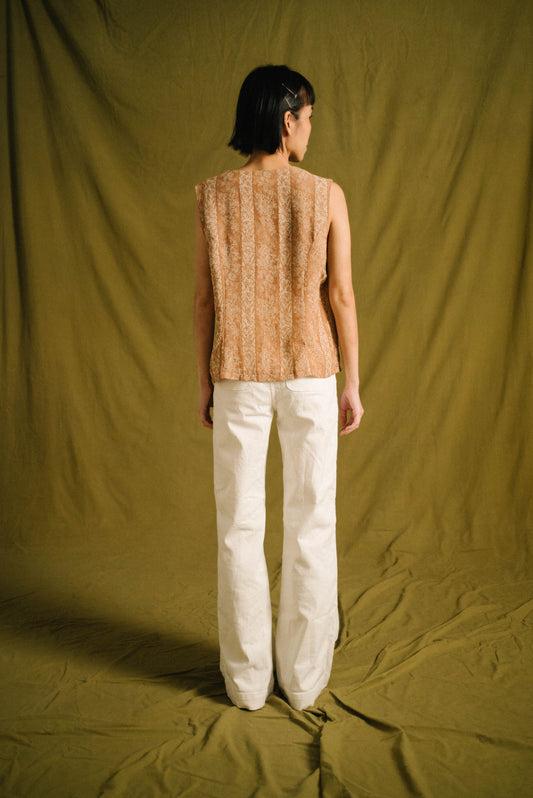 1960s Floral Vest