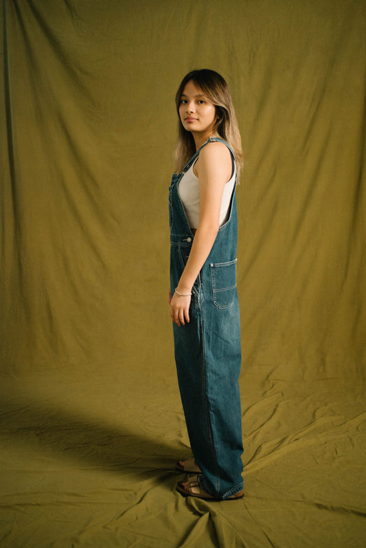 1990s Contrast Stitch Overalls