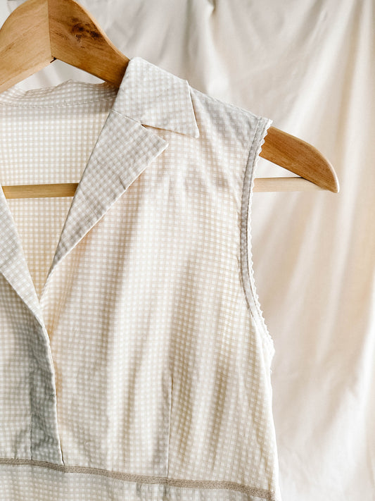1990s Gingham Dress
